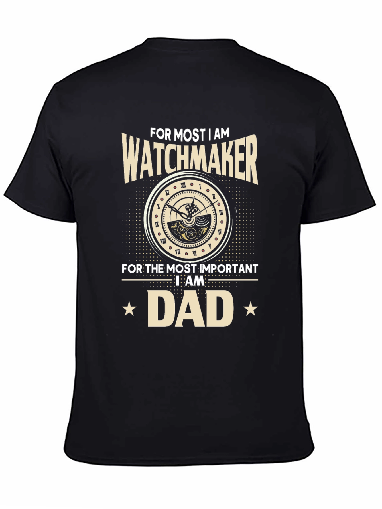 Watchmaker Dad T-Shirt: Unique Gift for Watch Enthusiasts