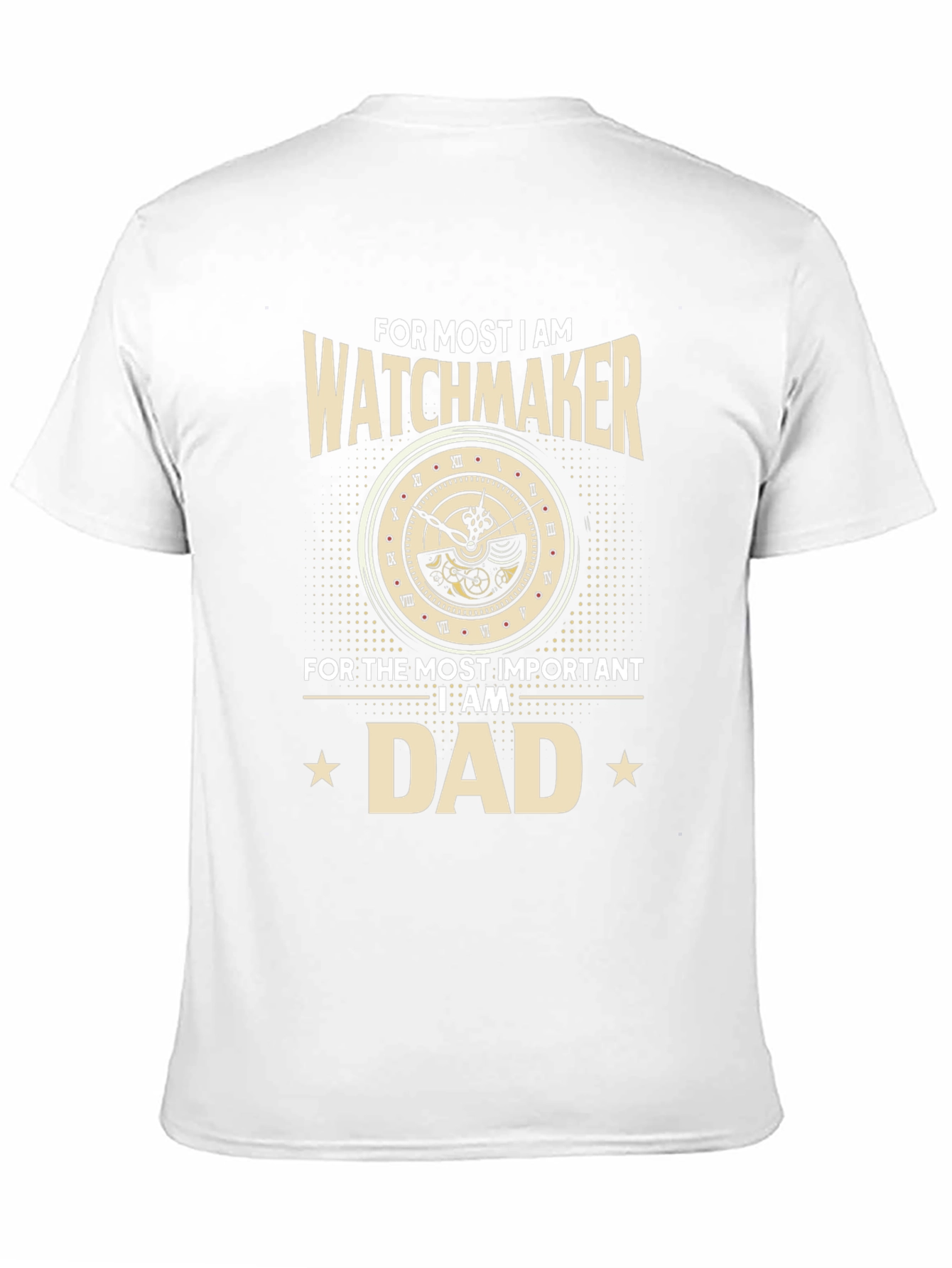 Watchmaker Dad T-Shirt: Unique Gift for Watch Enthusiasts