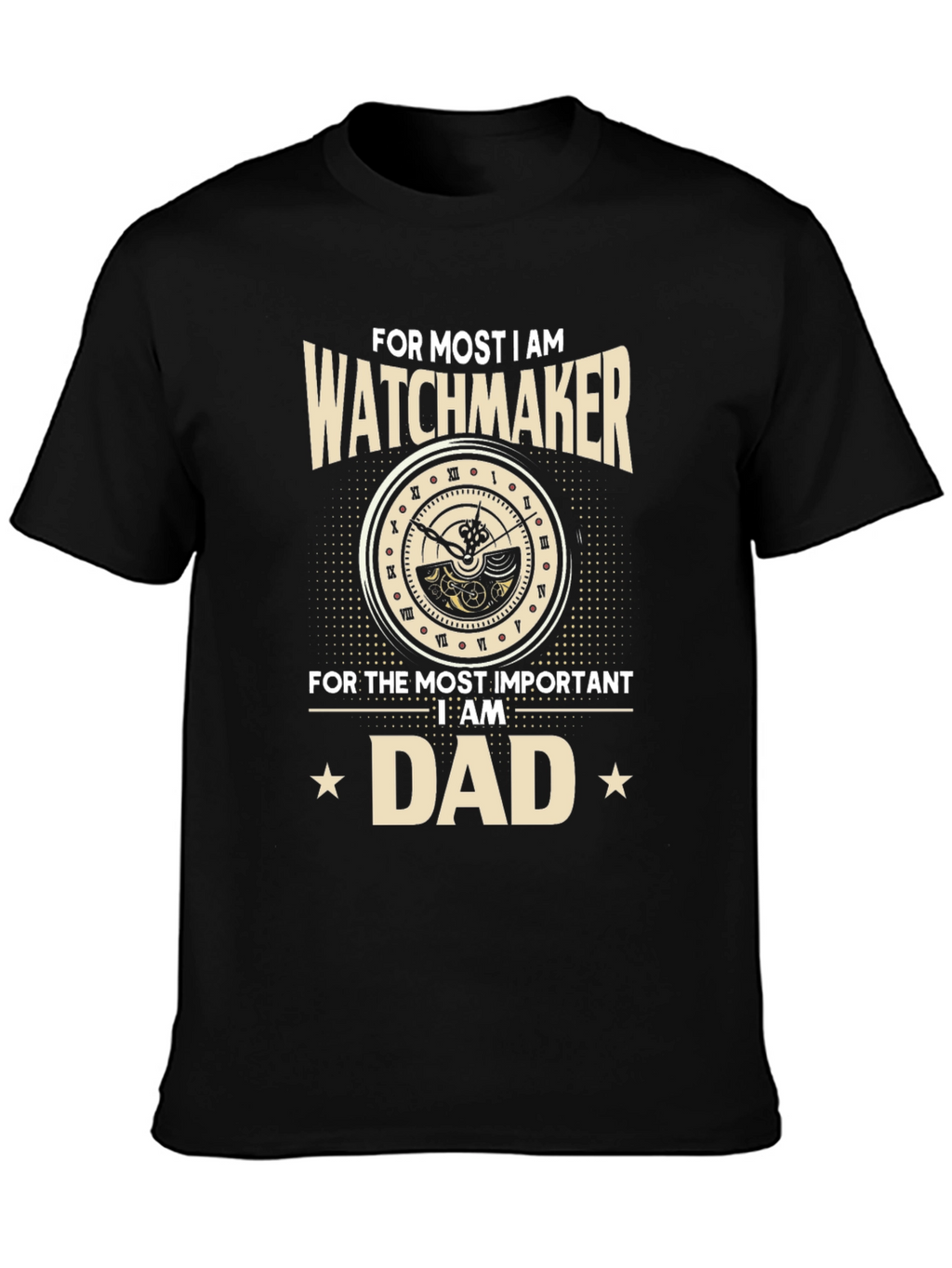 Watchmaker Dad T-Shirt: Unique Gift for Watch Enthusiasts