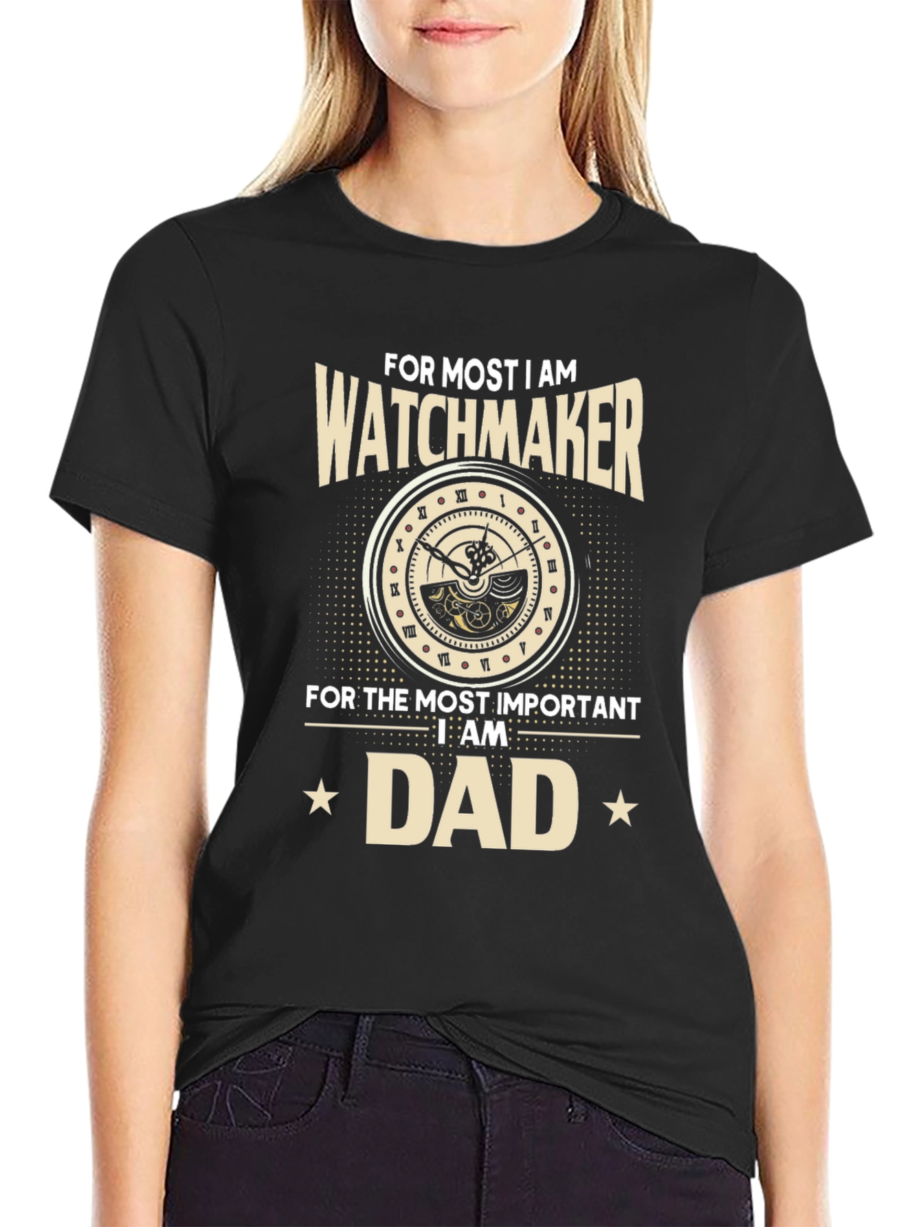 Watchmaker Dad T-Shirt: Unique Gift for Watch Enthusiasts
