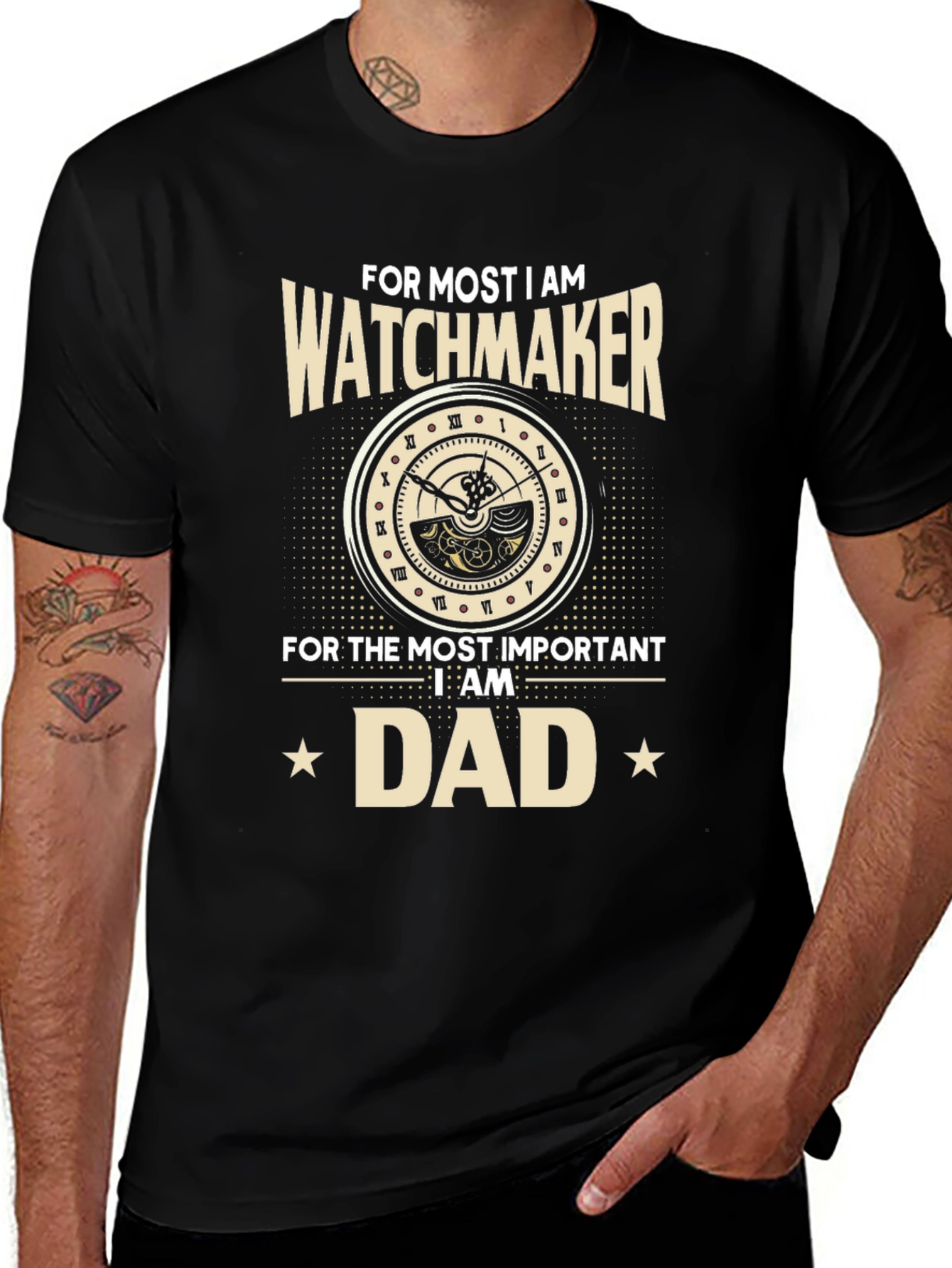 Watchmaker Dad T-Shirt: Unique Gift for Watch Enthusiasts
