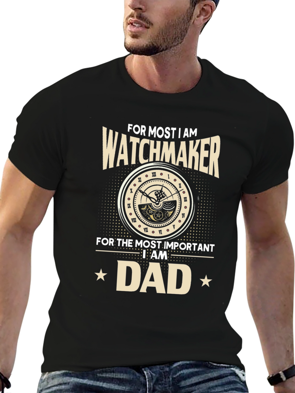 Watchmaker Dad T-Shirt: Unique Gift for Watch Enthusiasts
