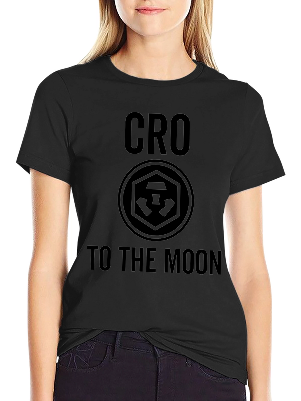CRO Crypto to the Moon T-Shirt