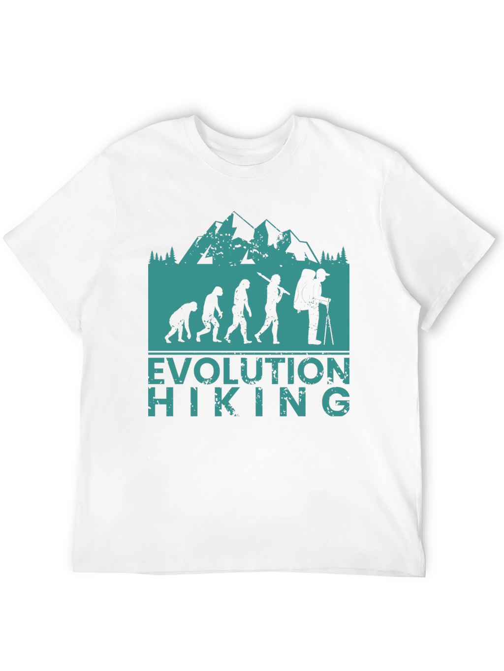 Evolution of Hiking Tee - Nature Lover Apparel
