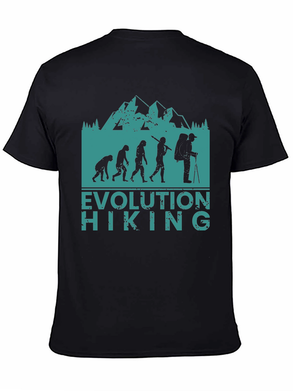 Evolution of Hiking Tee - Nature Lover Apparel