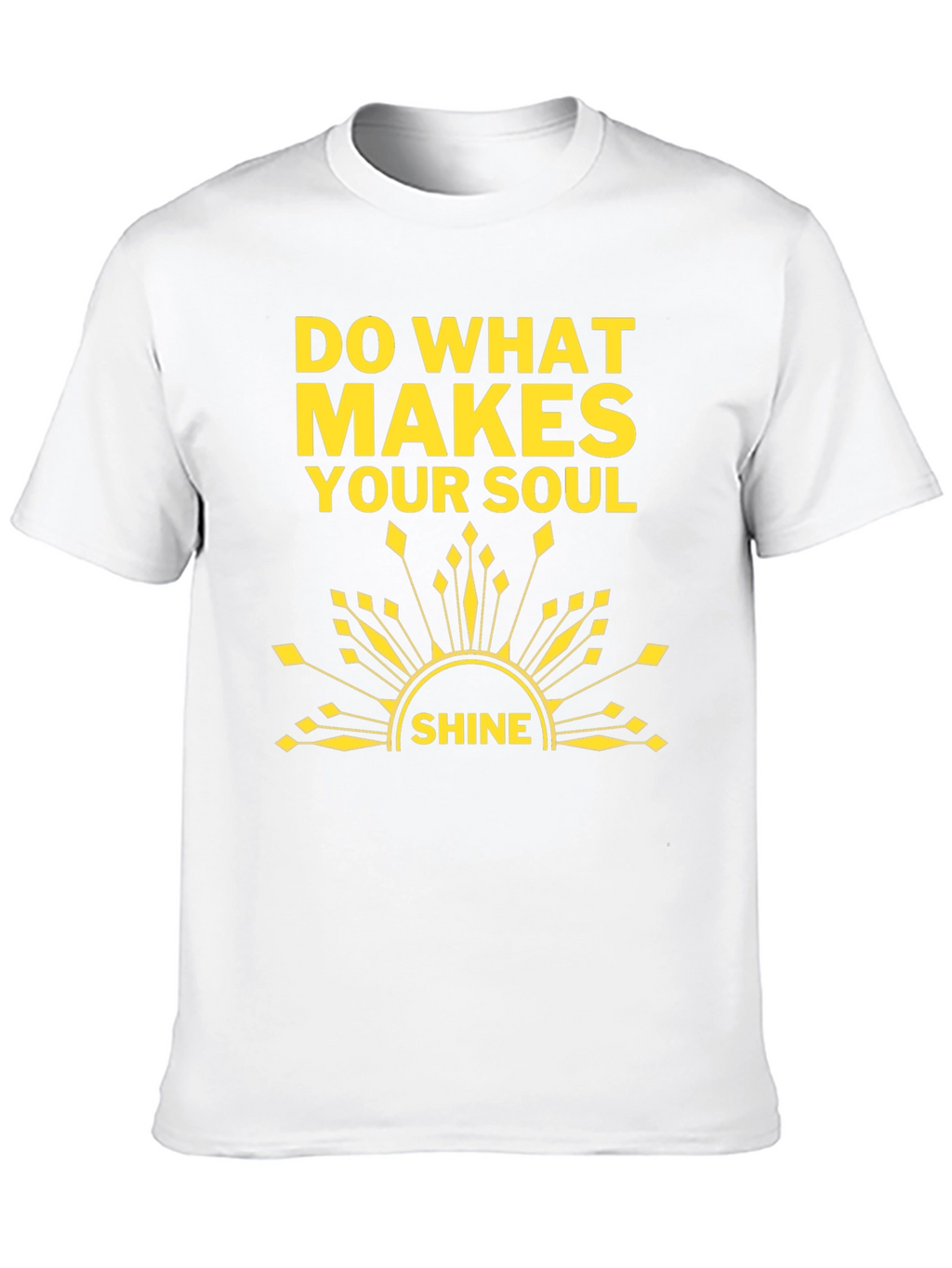 Soul Shine T-Shirt: Black Graphic Tee