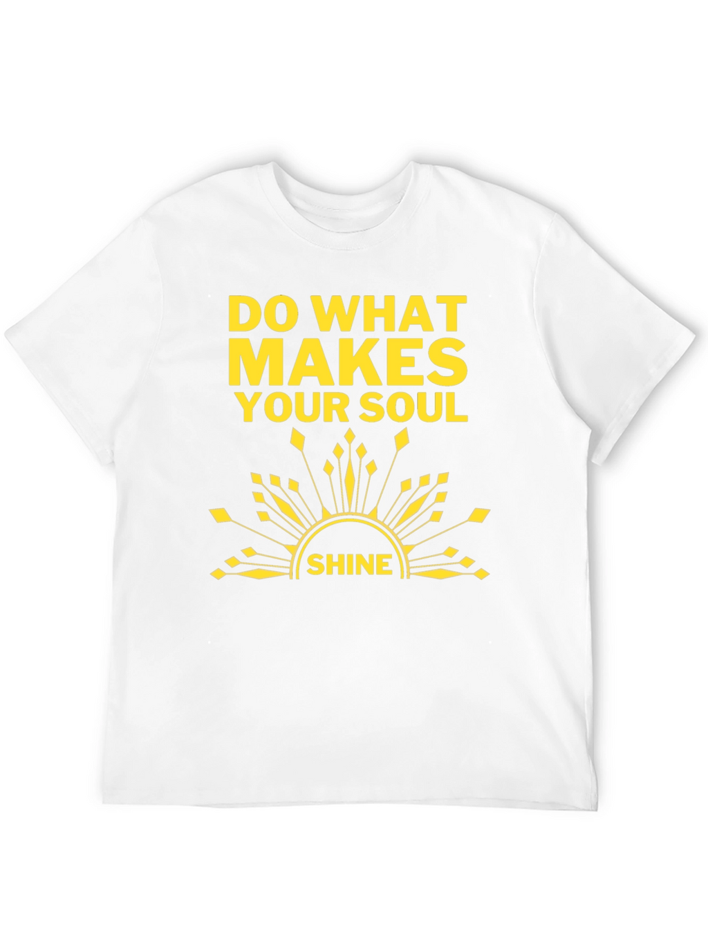 Soul Shine T-Shirt: Black Graphic Tee