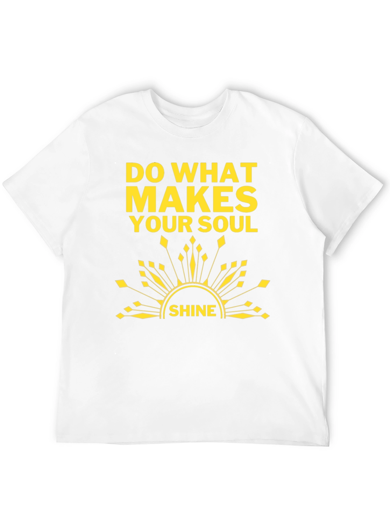 Soul Shine T-Shirt: Black Graphic Tee