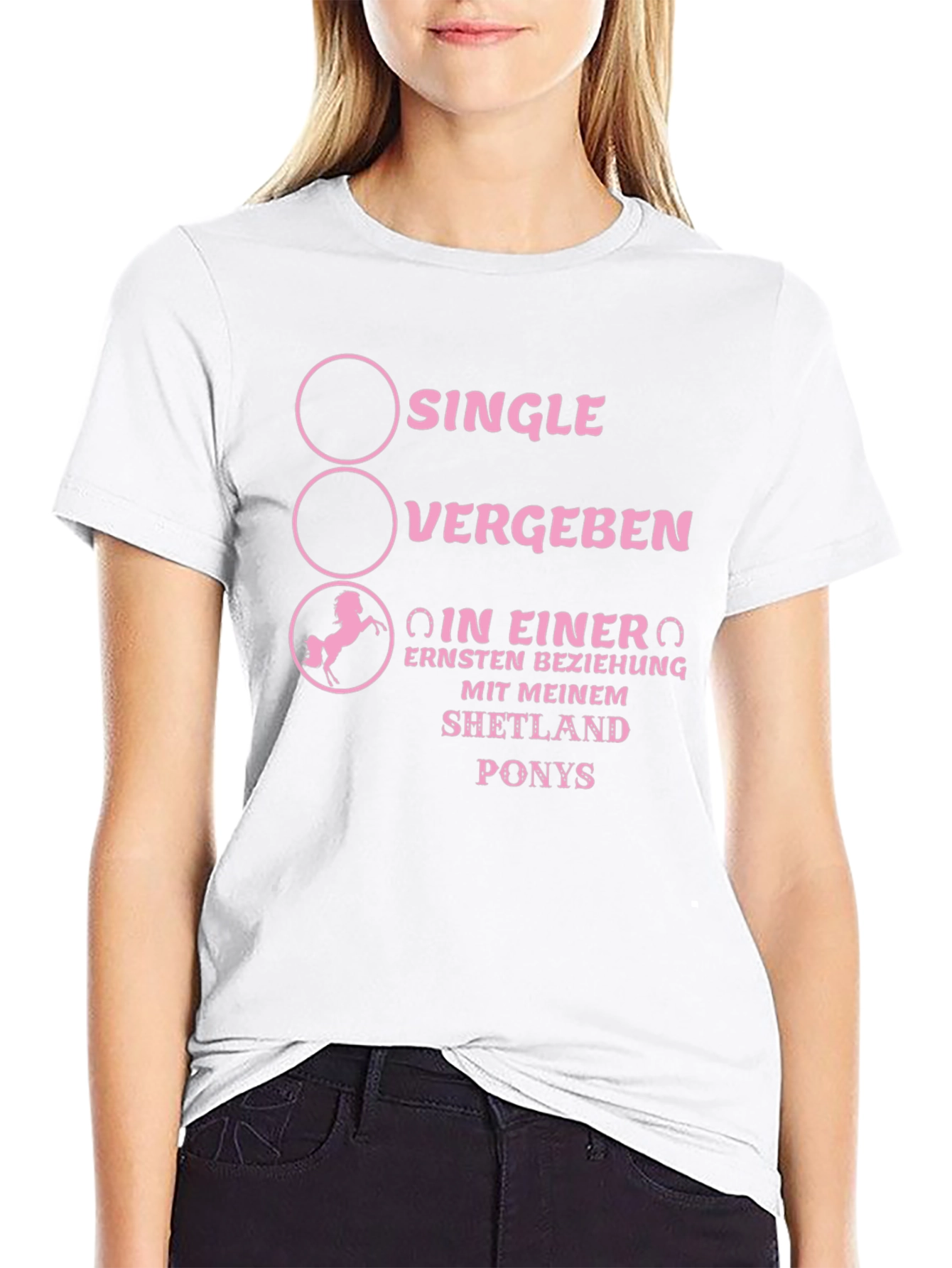 Shetland Pony Relationship Status Graphic Tee