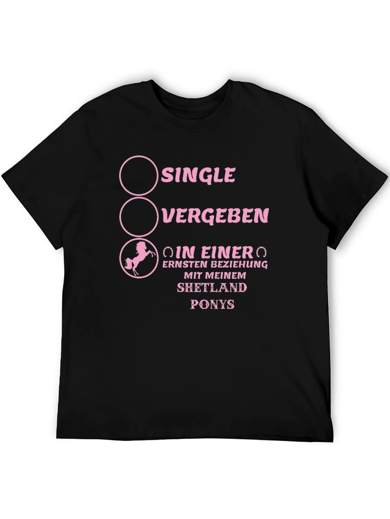 Shetland Pony Relationship Status Graphic Tee
