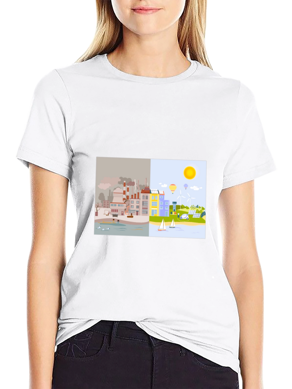Eco-Friendly T-Shirt: Clean Energy Design
