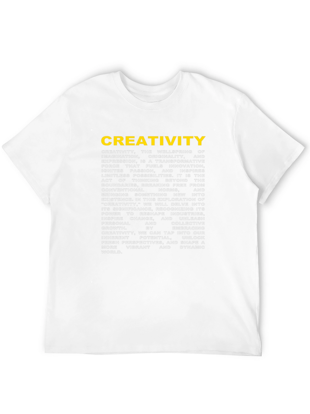 Creativity Graphic Tee - Black