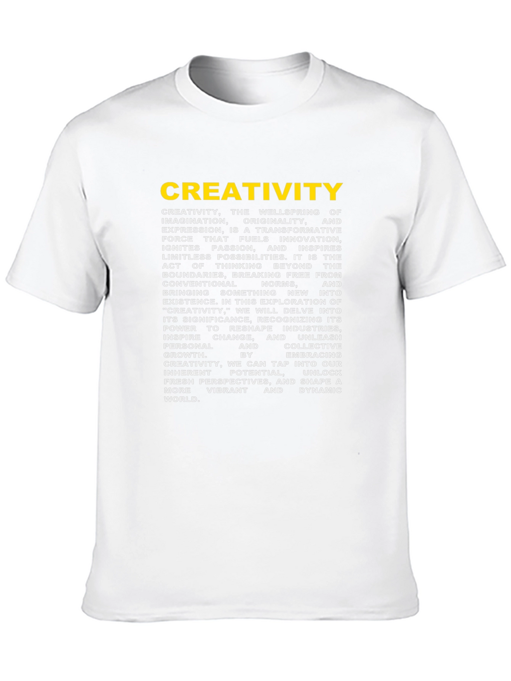 Creativity Graphic Tee - Black