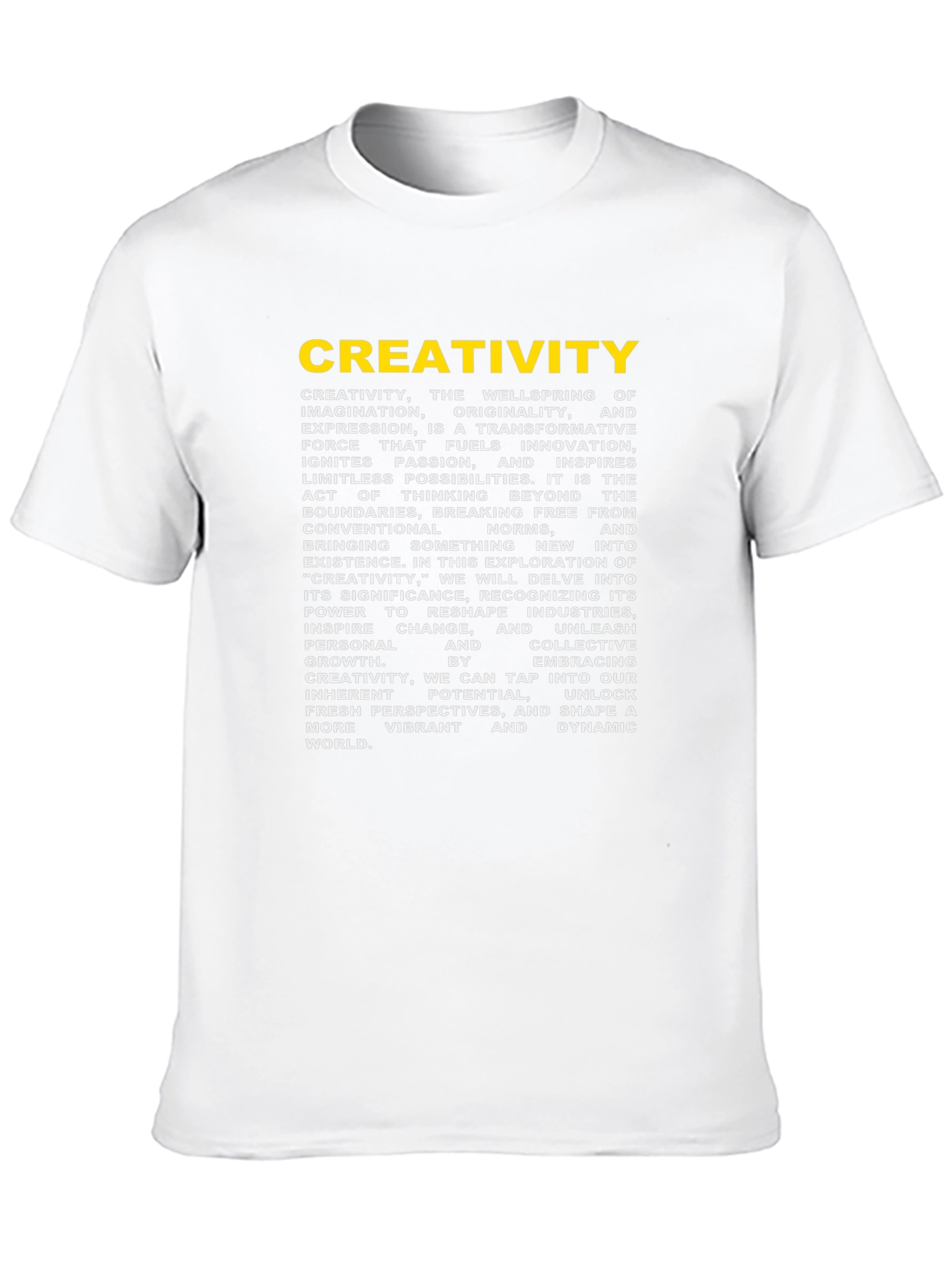 Creativity Graphic Tee - Black