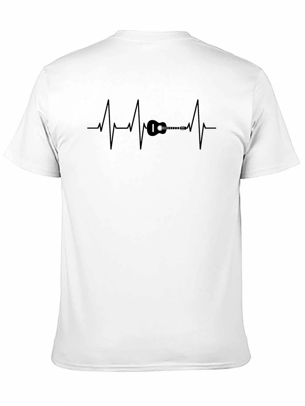 Ukulele Heartbeat T-Shirt - Music Lover Tee