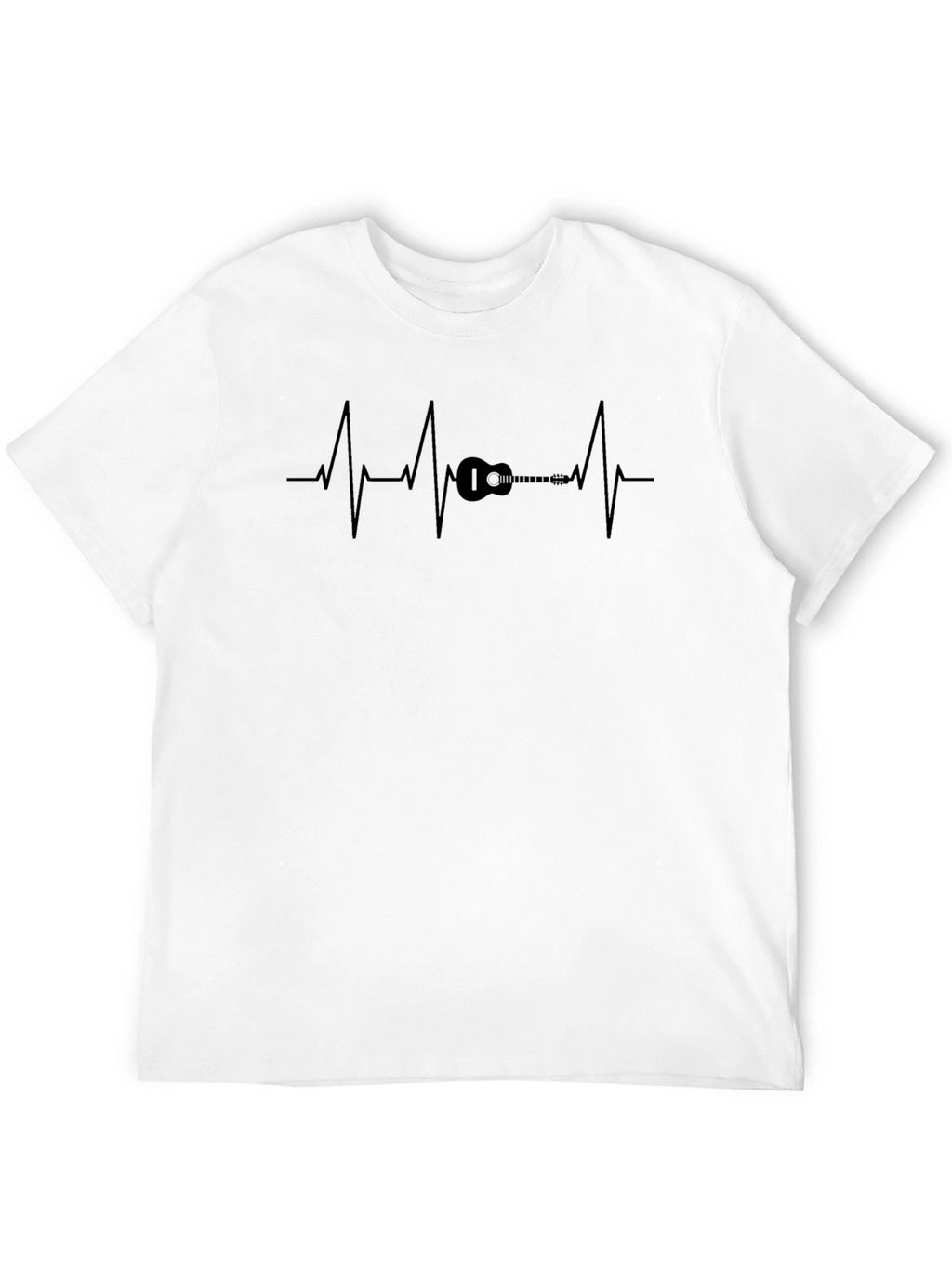 Ukulele Heartbeat T-Shirt - Music Lover Tee