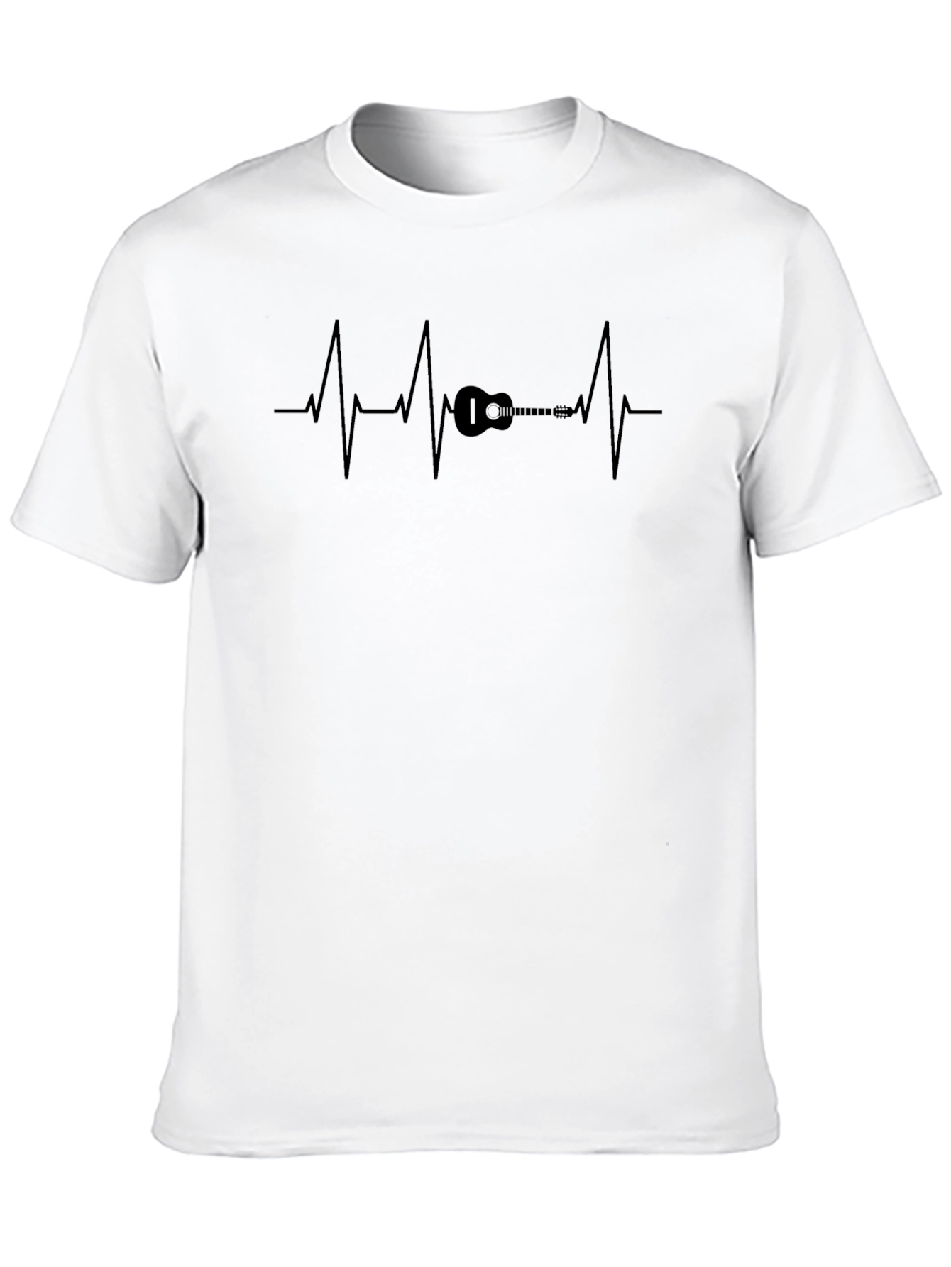 Ukulele Heartbeat T-Shirt - Music Lover Tee