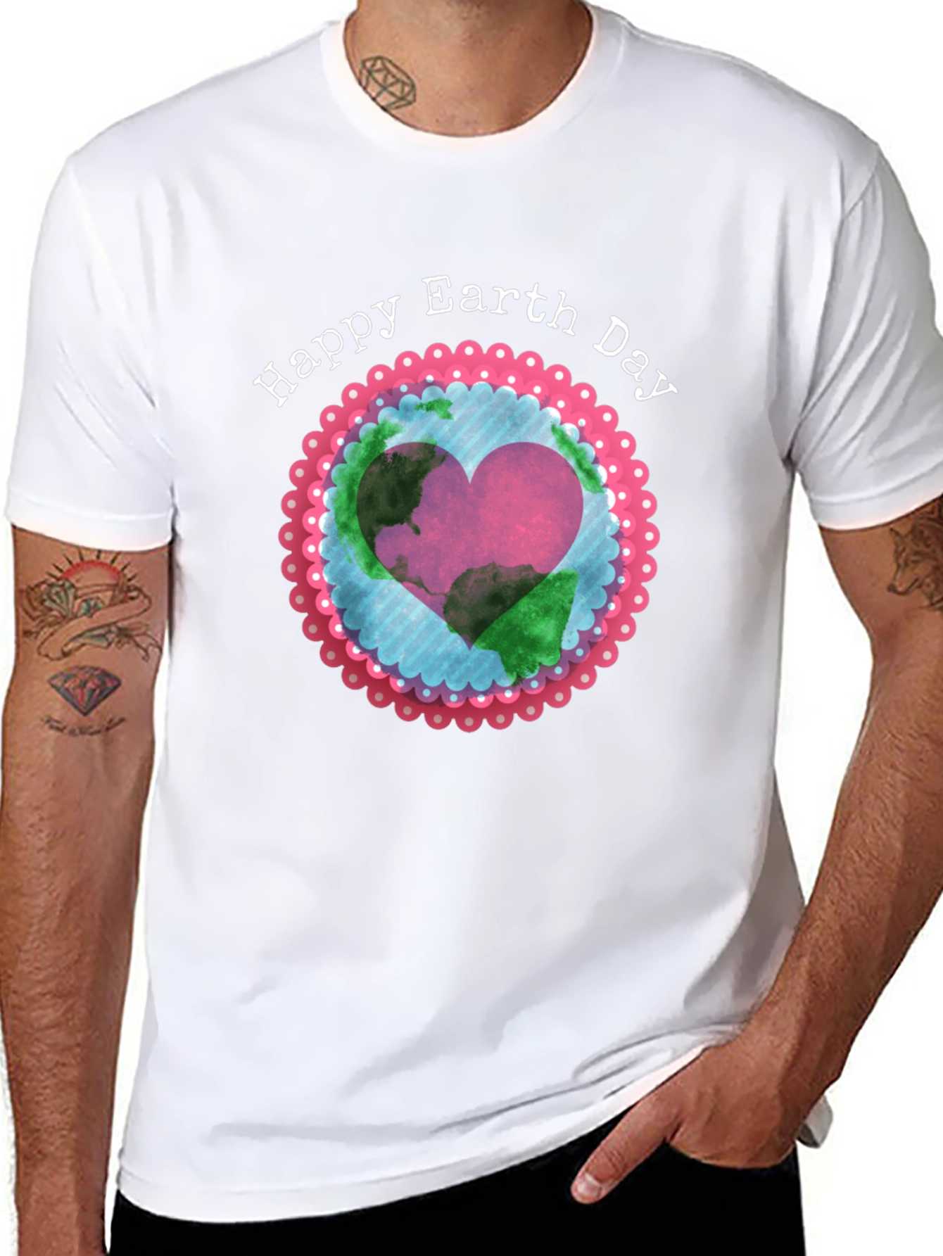 Happy Earth Day Heart T-Shirt