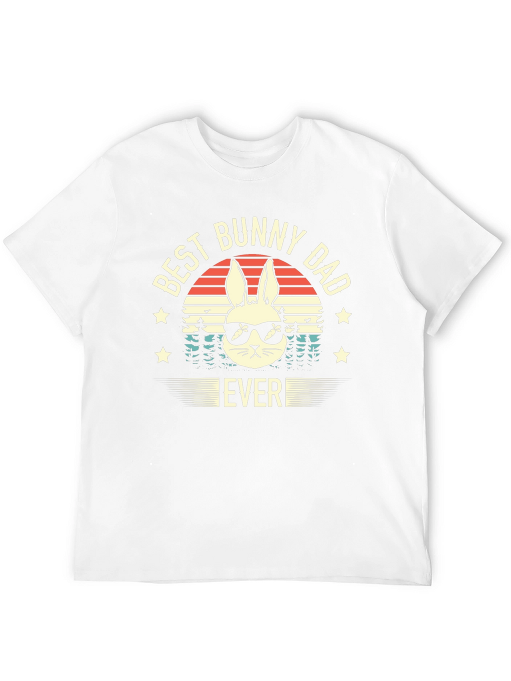Best Bunny Dad Ever Graphic T-Shirt