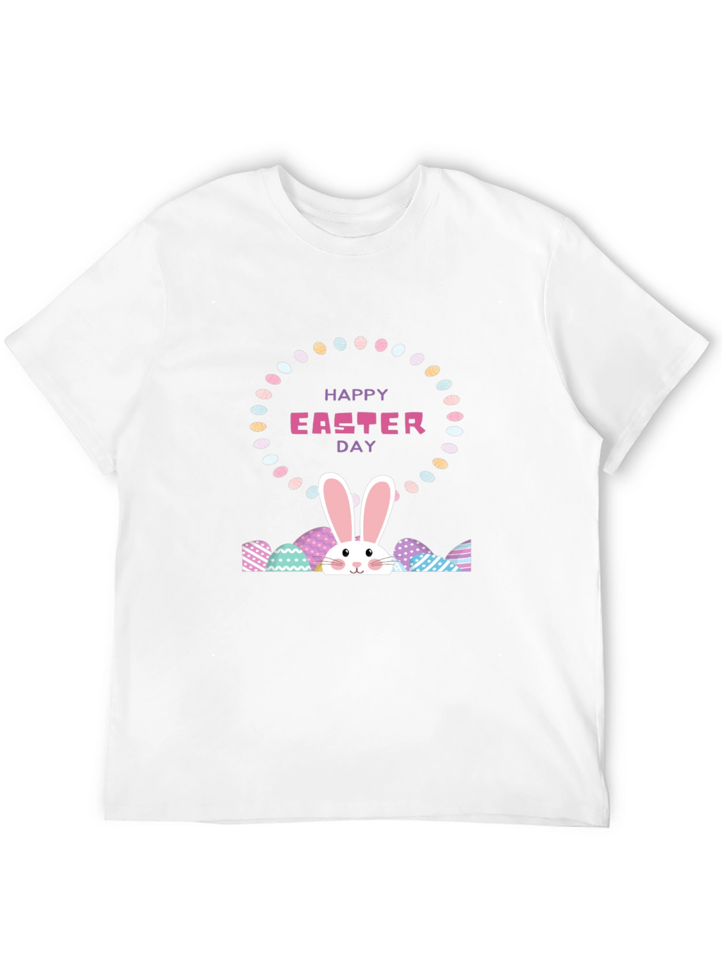 Happy Easter Day Black T-Shirt