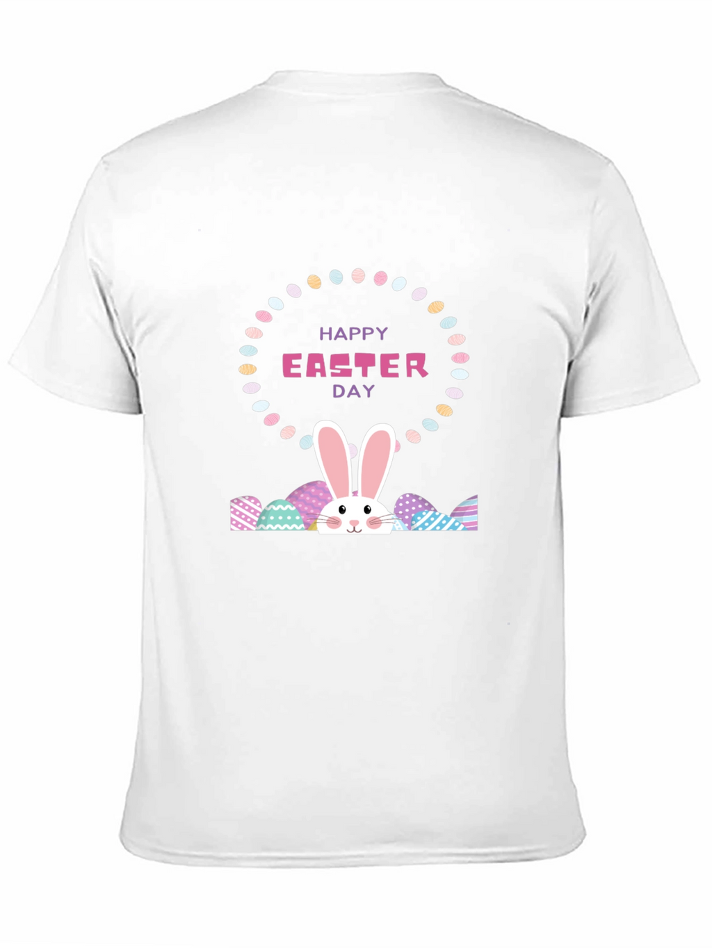Happy Easter Day Black T-Shirt