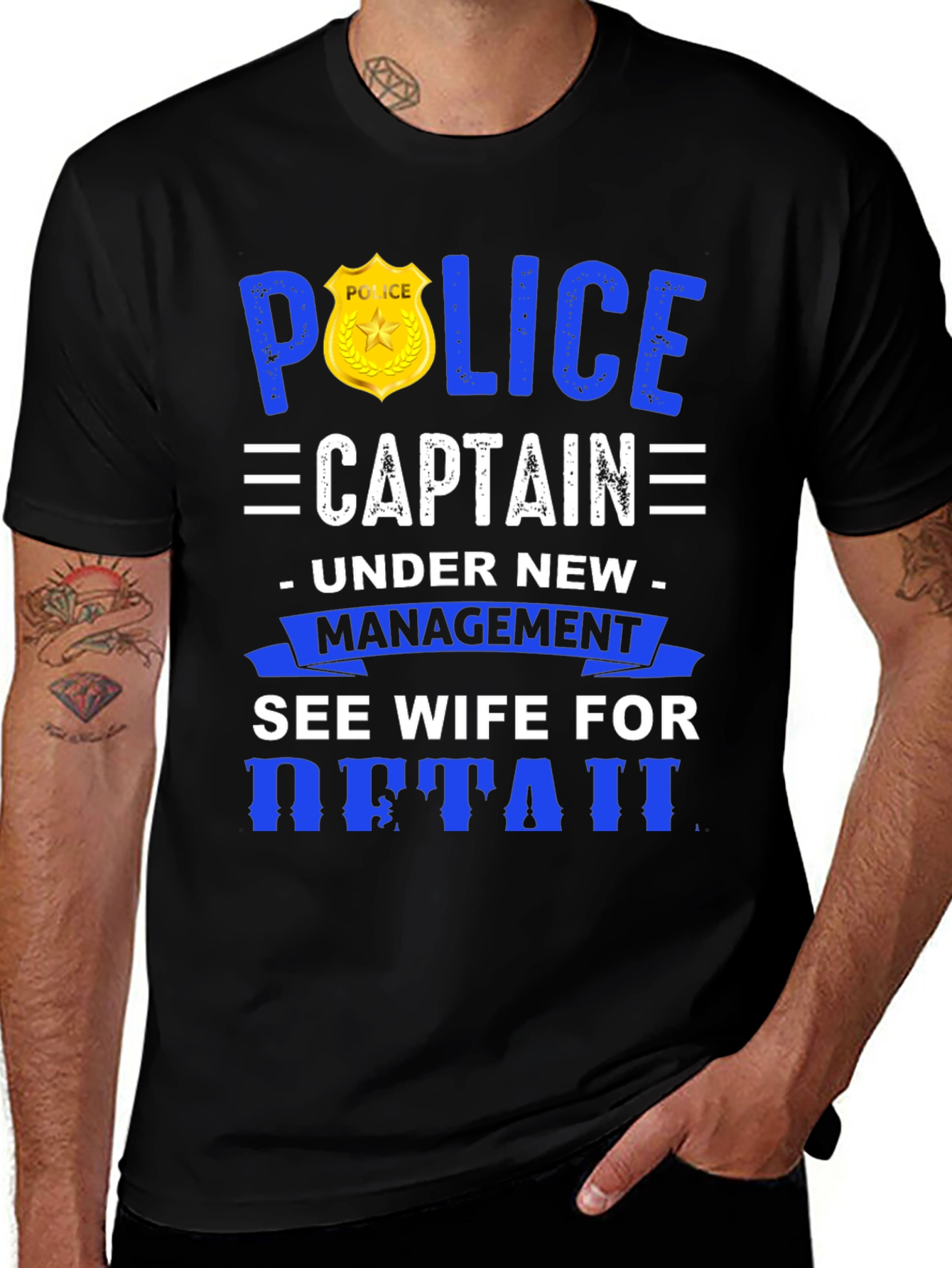 Police Captain Under New Management T-Shirt