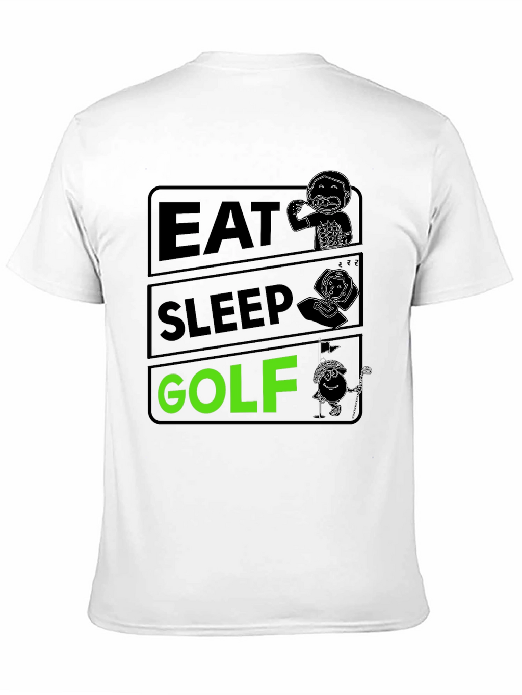Eat Sleep Golf Funny T-Shirt | Golfer Gift