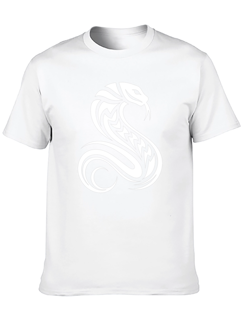 Mens Black Cobra Graphic Tee