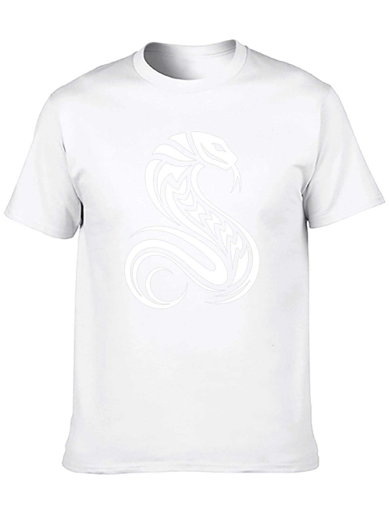 Mens Black Cobra Graphic Tee