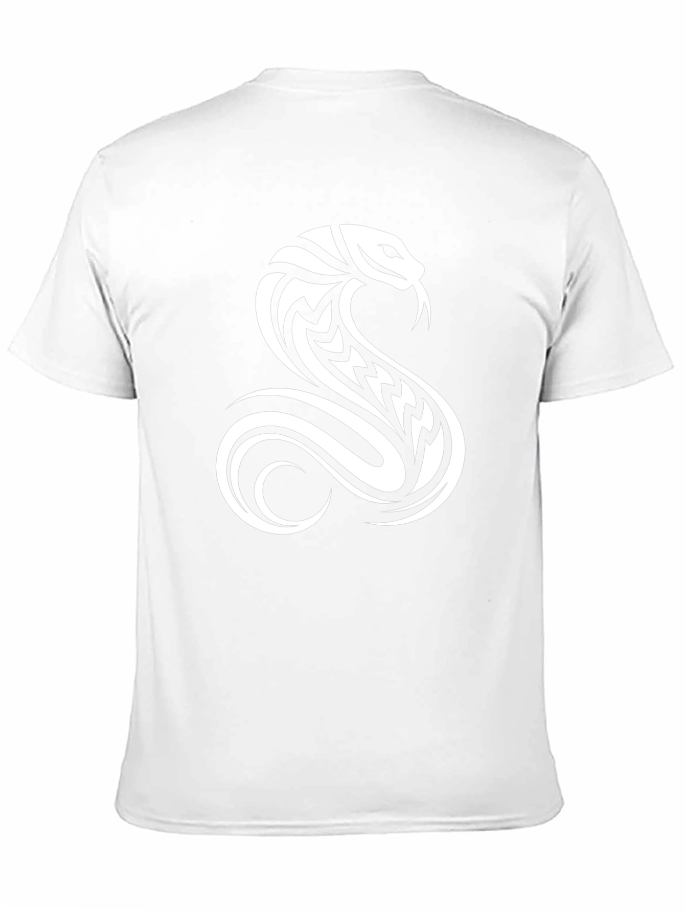 Mens Black Cobra Graphic Tee
