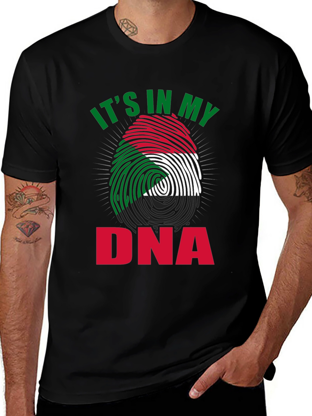 Sudan Pride: Its in My DNA Graphic Tee