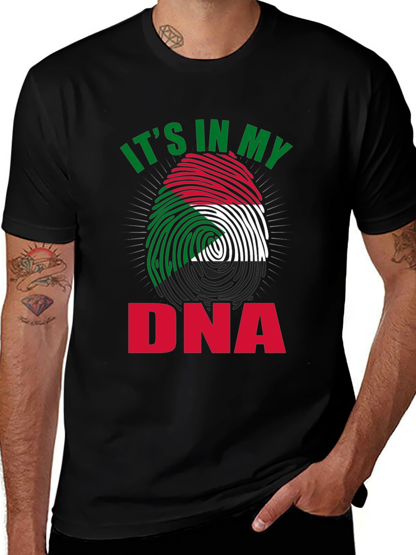 Sudan Pride: Its in My DNA Graphic Tee