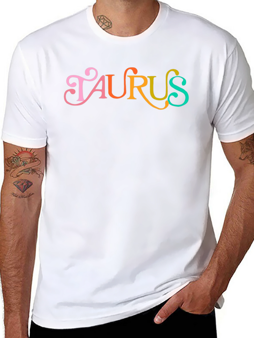 Retro Taurus Zodiac Sign Graphic Tee