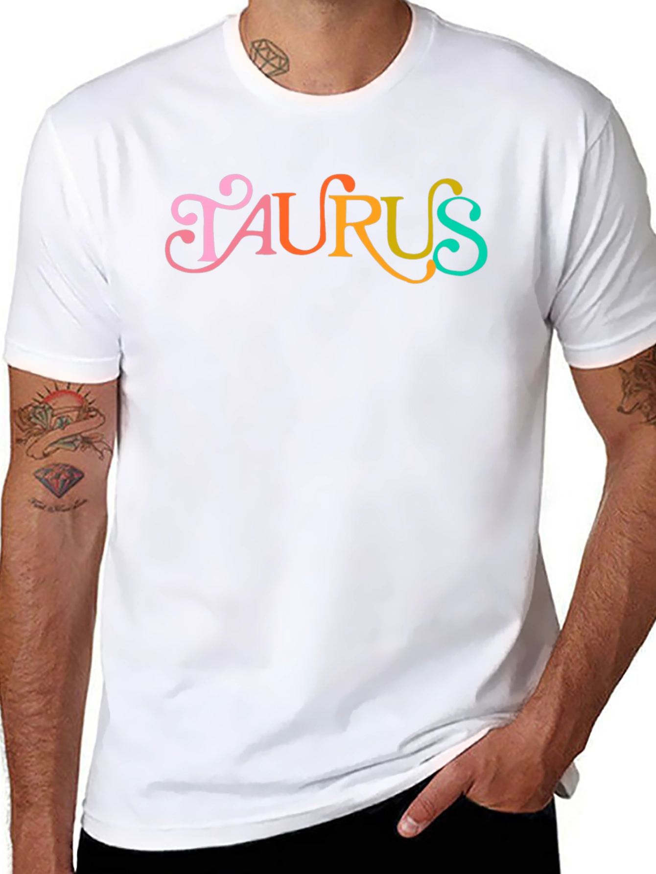 Retro Taurus Zodiac Sign Graphic Tee