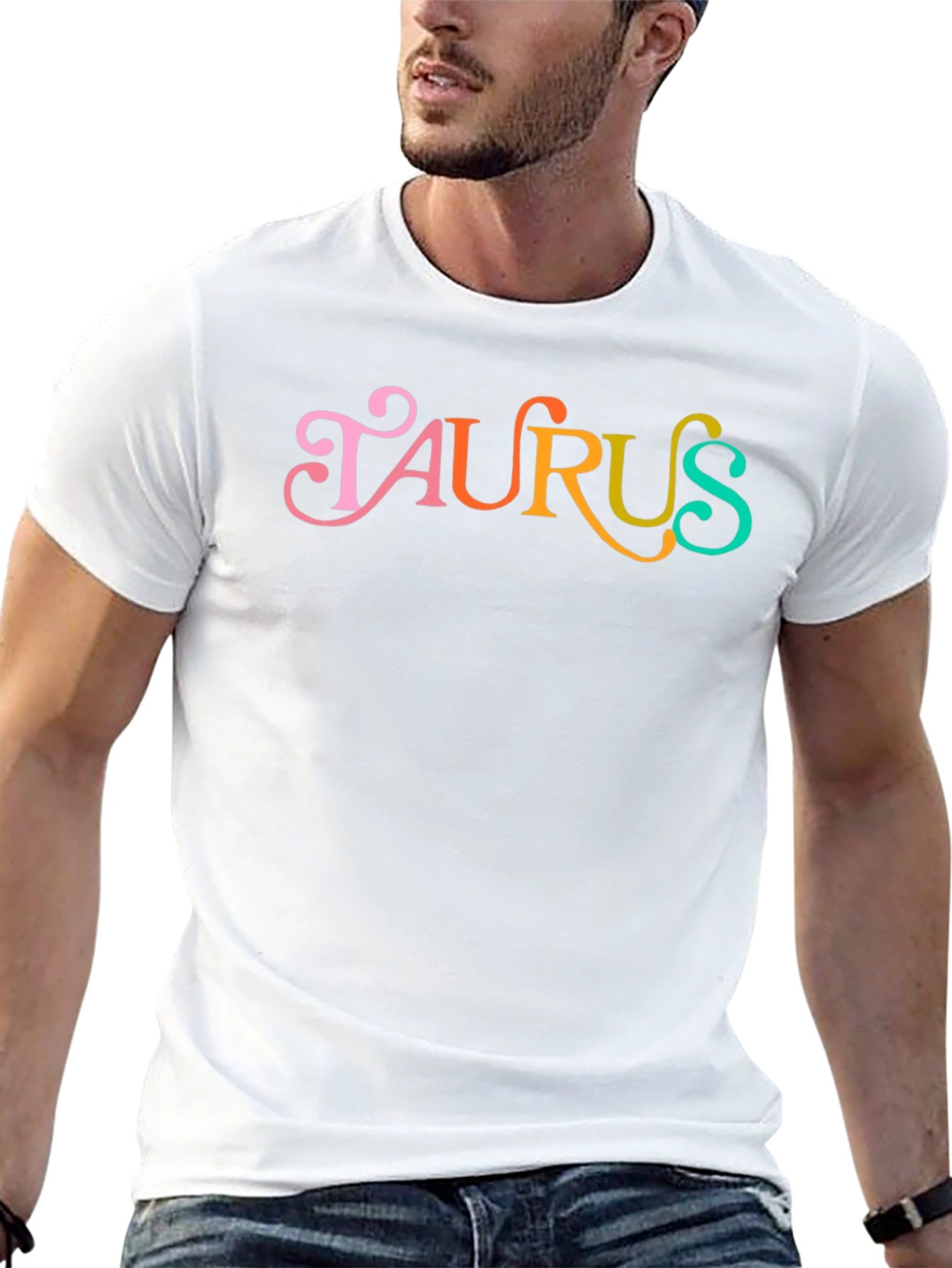 Retro Taurus Zodiac Sign Graphic Tee