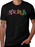 Retro Taurus Zodiac Sign Graphic Tee