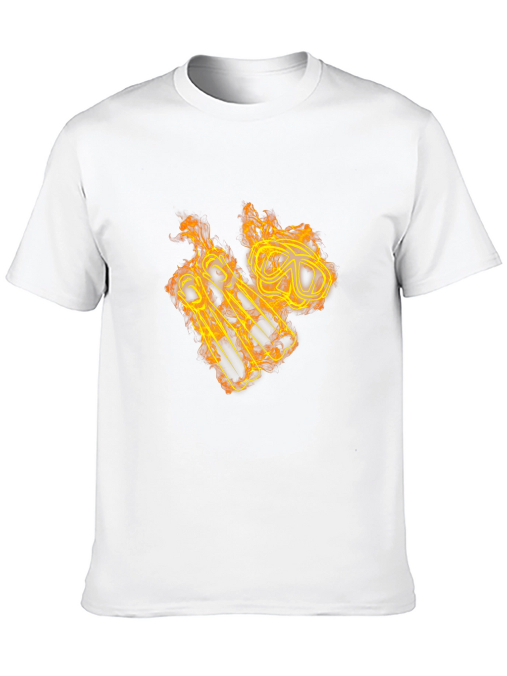 Fiery Scuba Gear Graphic Tee - Black Cotton Shirt