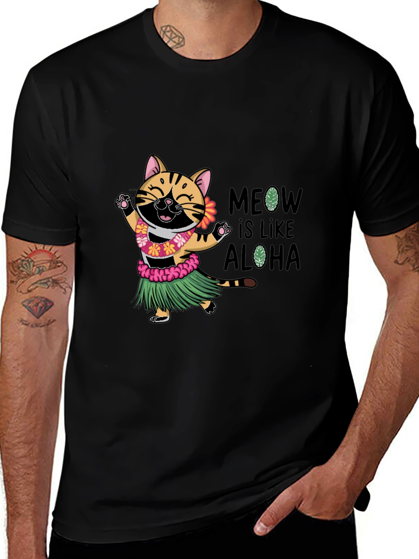 Aloha Cat T-Shirt