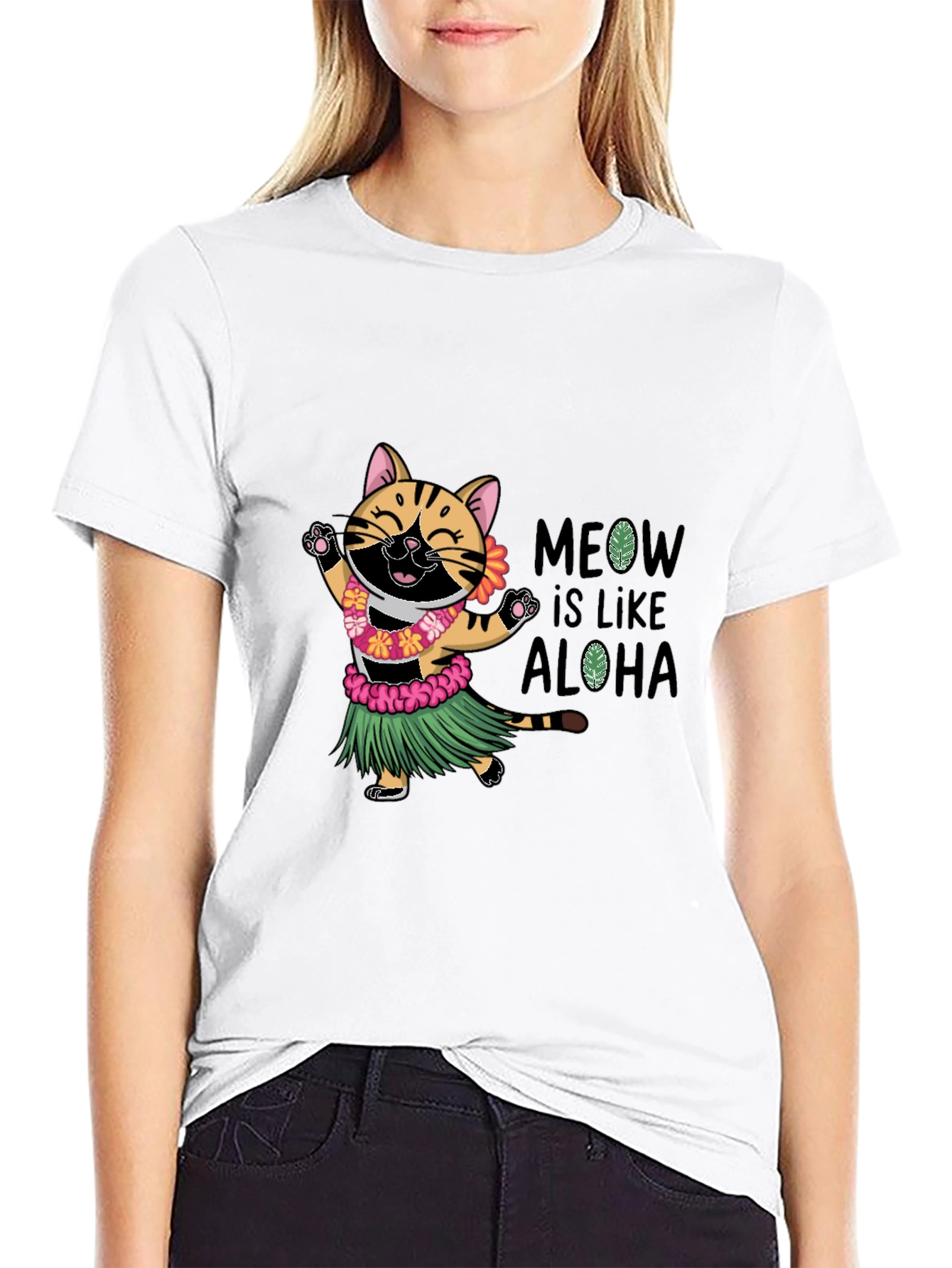 Aloha Cat T-Shirt