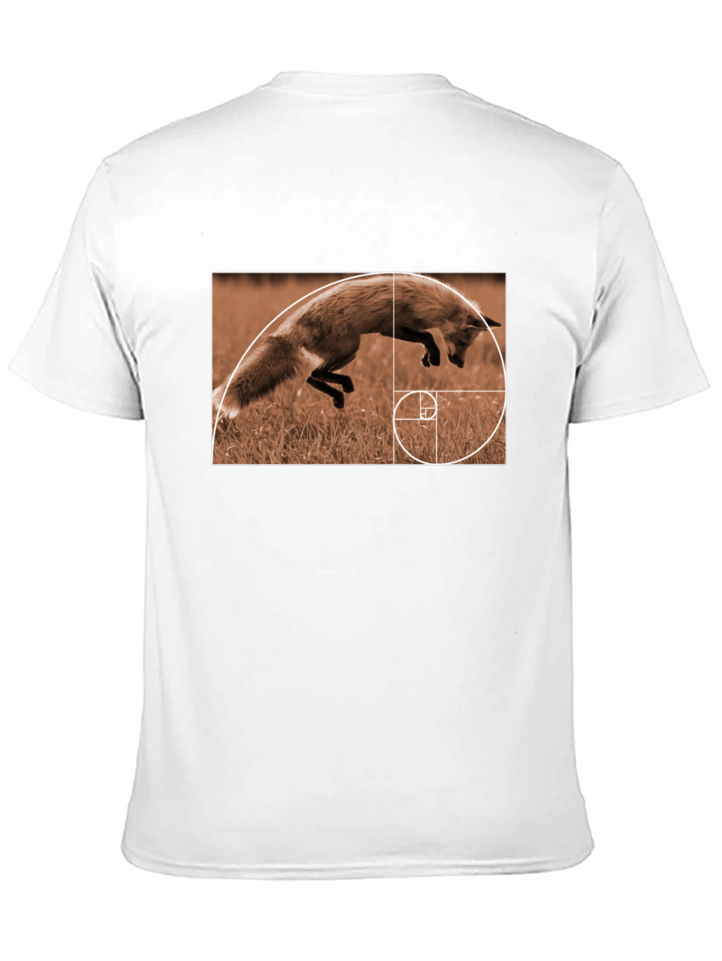 Fox Golden Ratio T-Shirt - Stylish Math Nature Tee