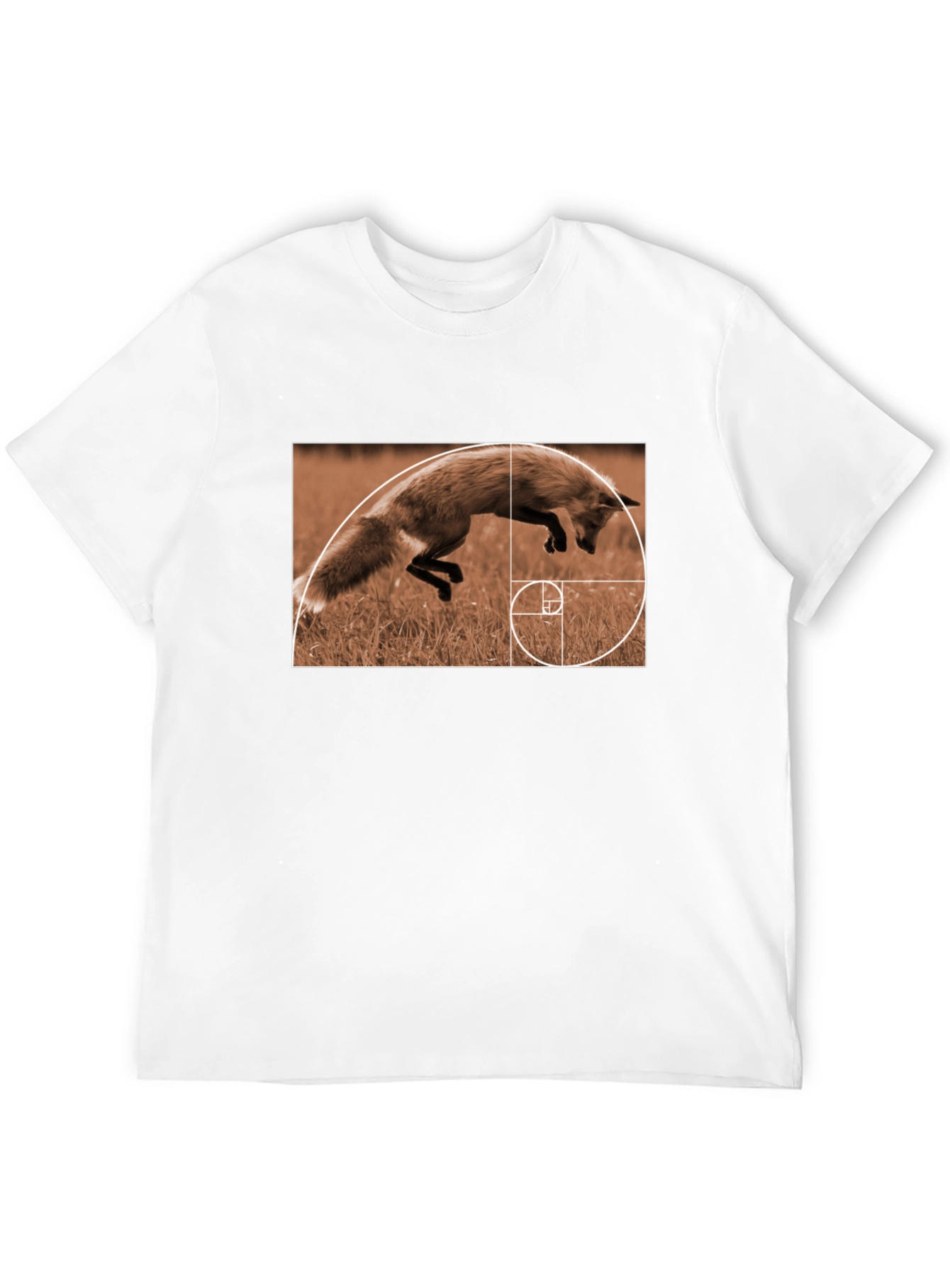 Fox Golden Ratio T-Shirt - Stylish Math Nature Tee