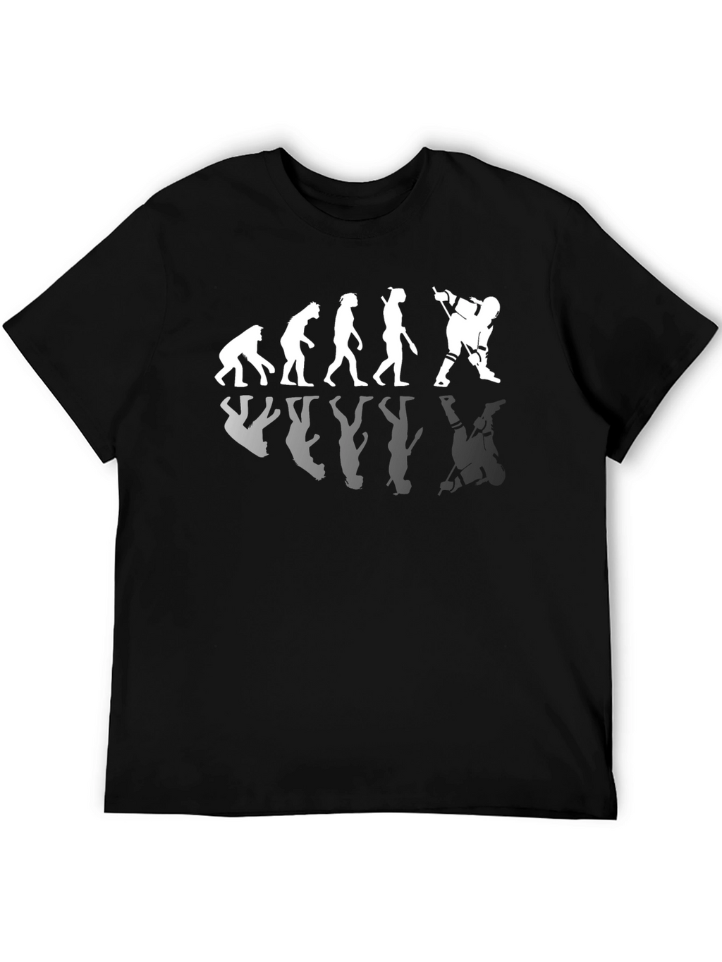 Hockey Evolution T-Shirt - Funny Graphic Tee
