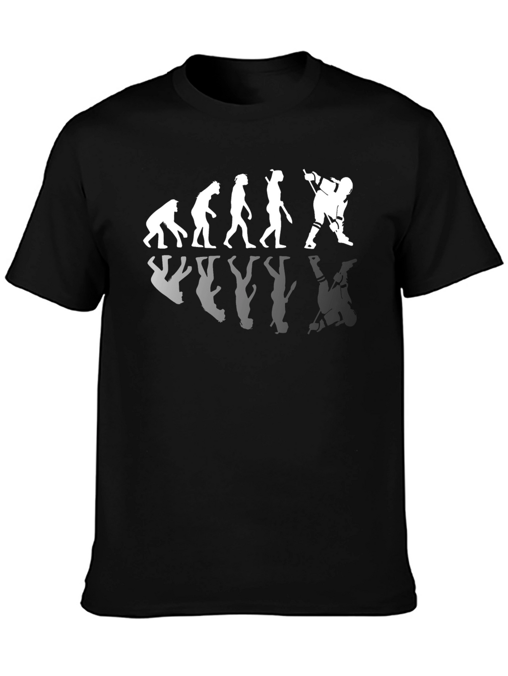 Hockey Evolution T-Shirt - Funny Graphic Tee