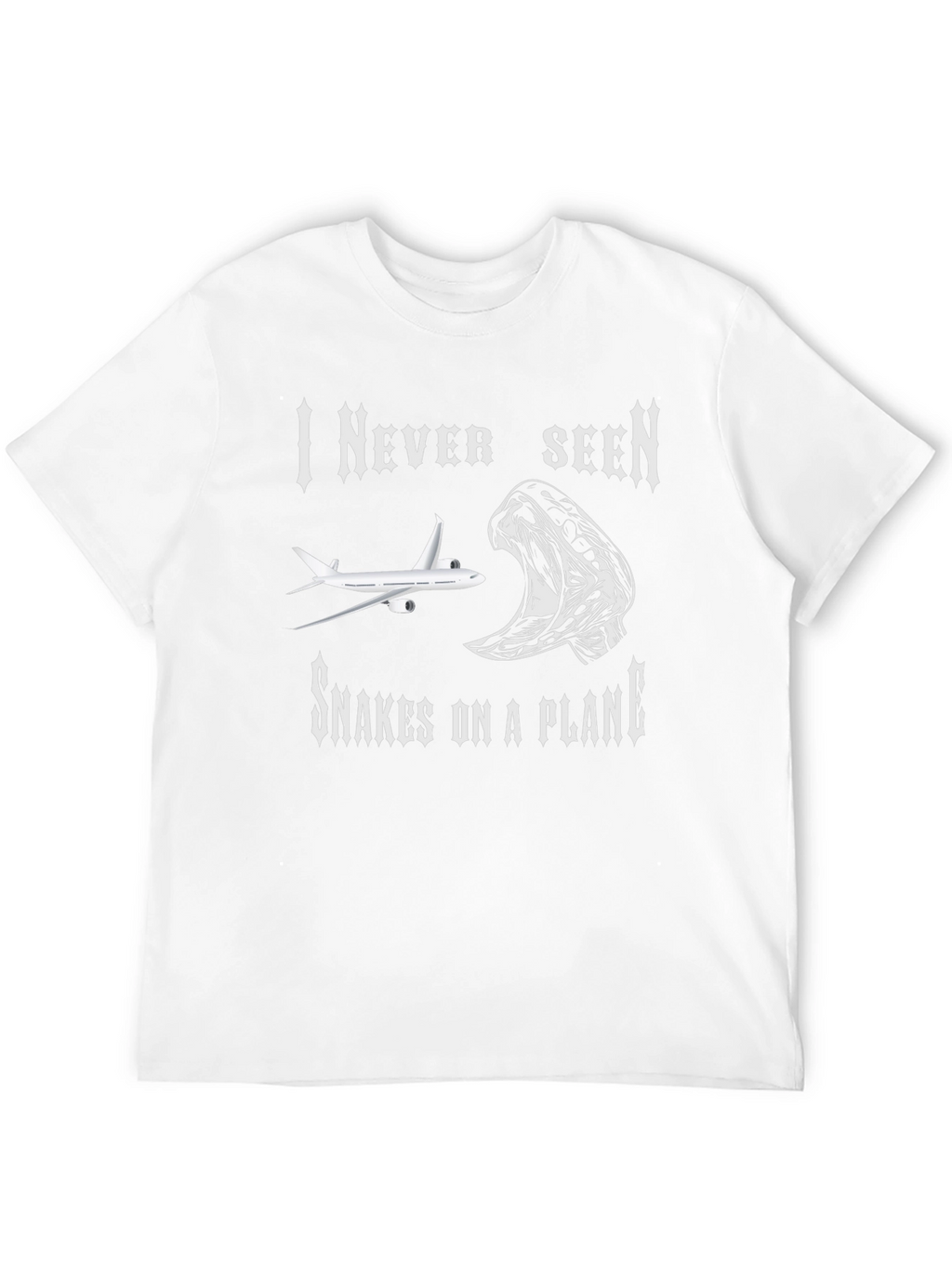Snakes on a Plane Graphic T-Shirt - Novelty Tee