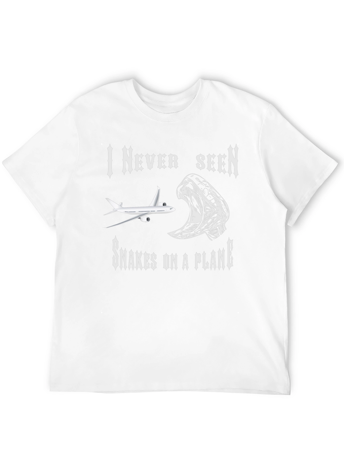 Snakes on a Plane Graphic T-Shirt - Novelty Tee