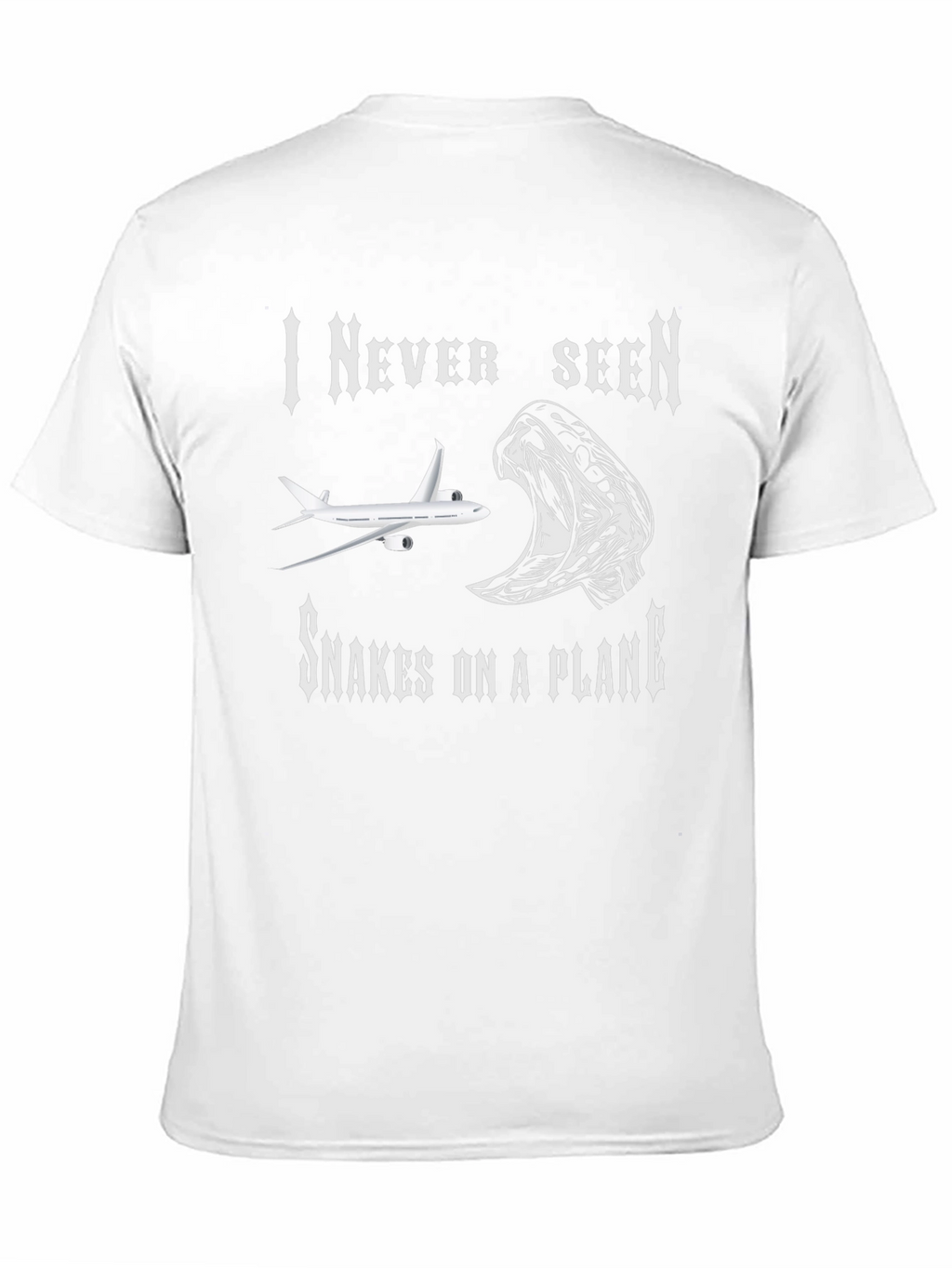 Snakes on a Plane Graphic T-Shirt - Novelty Tee