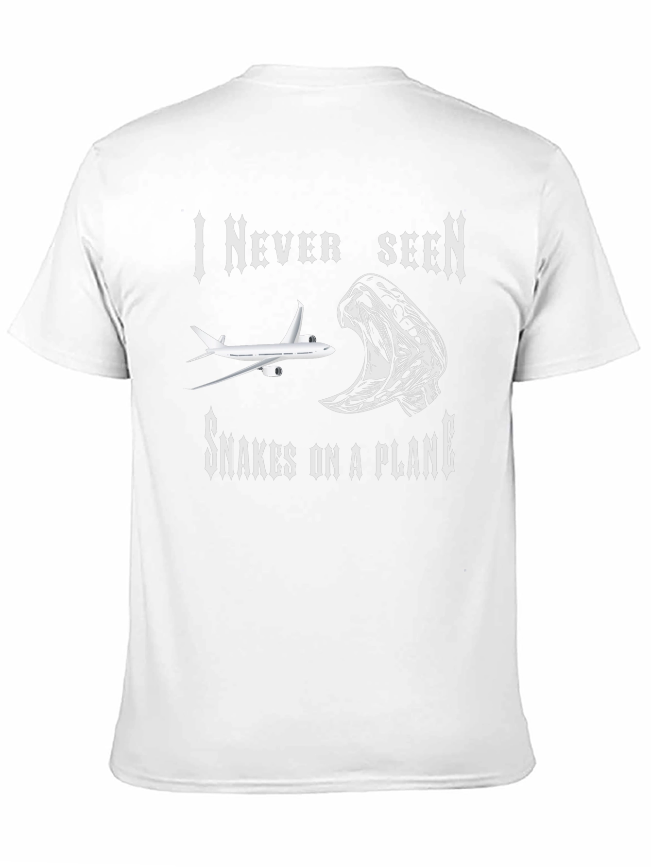 Snakes on a Plane Graphic T-Shirt - Novelty Tee