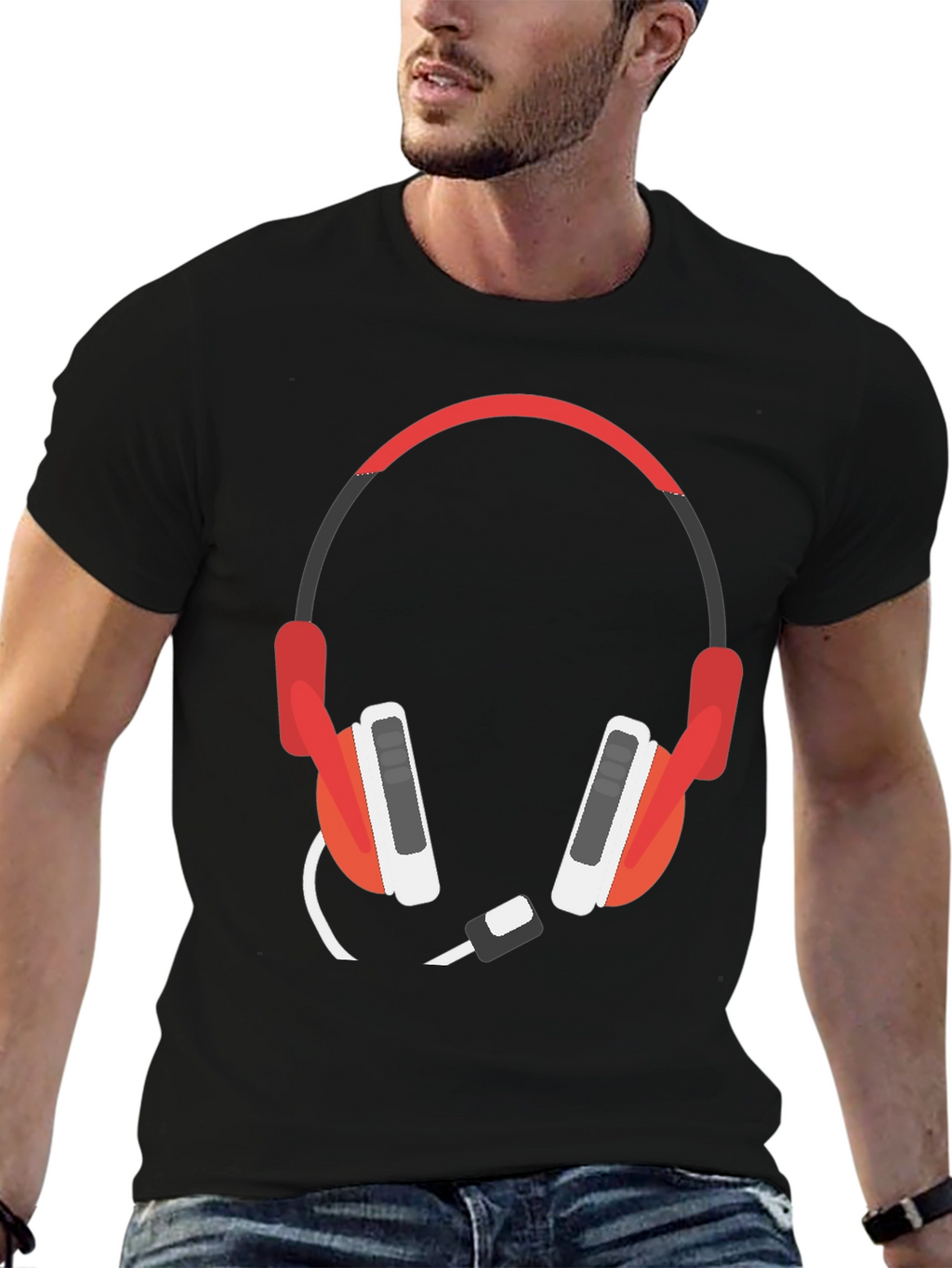 Gaming Headset T-Shirt - Gamer Style Tee