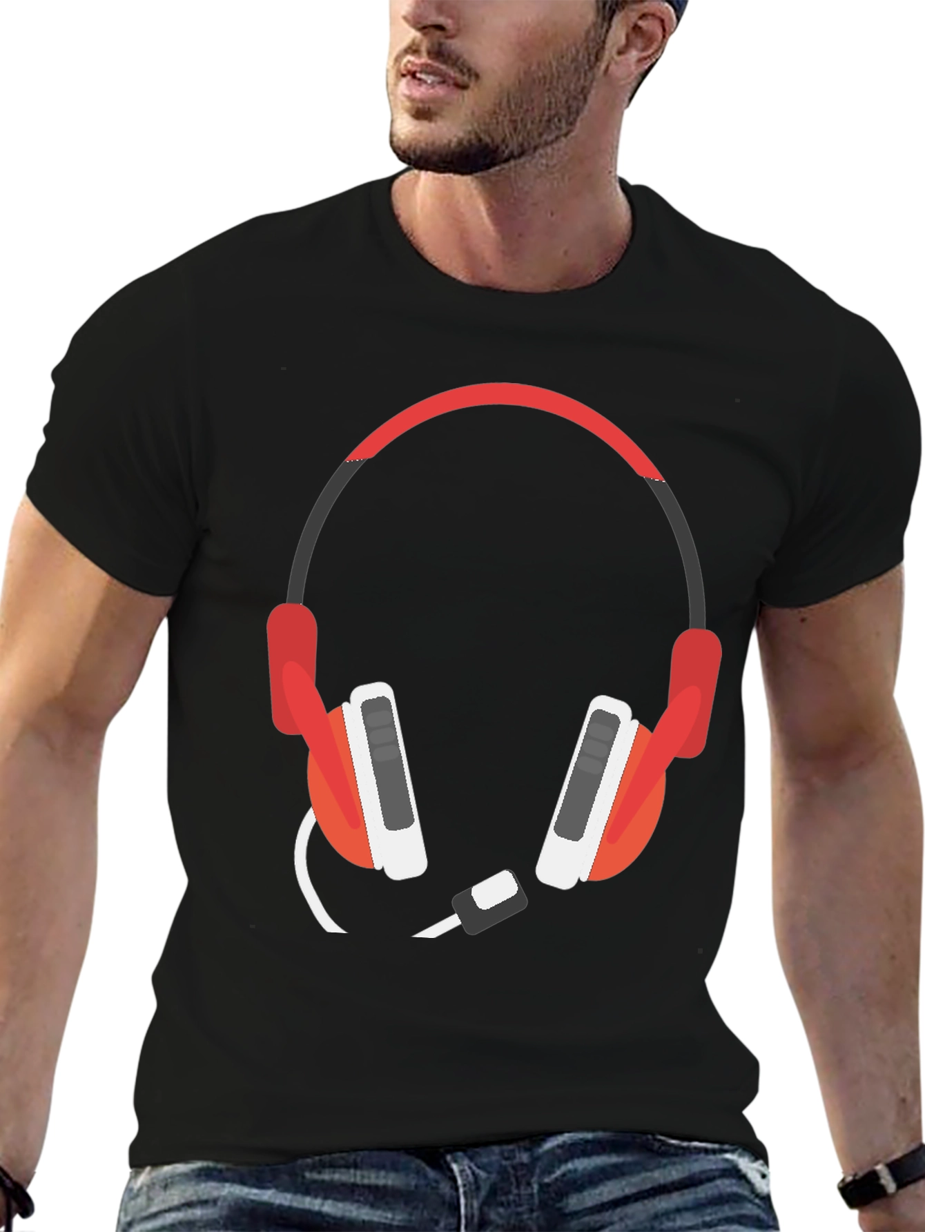 Gaming Headset T-Shirt - Gamer Style Tee