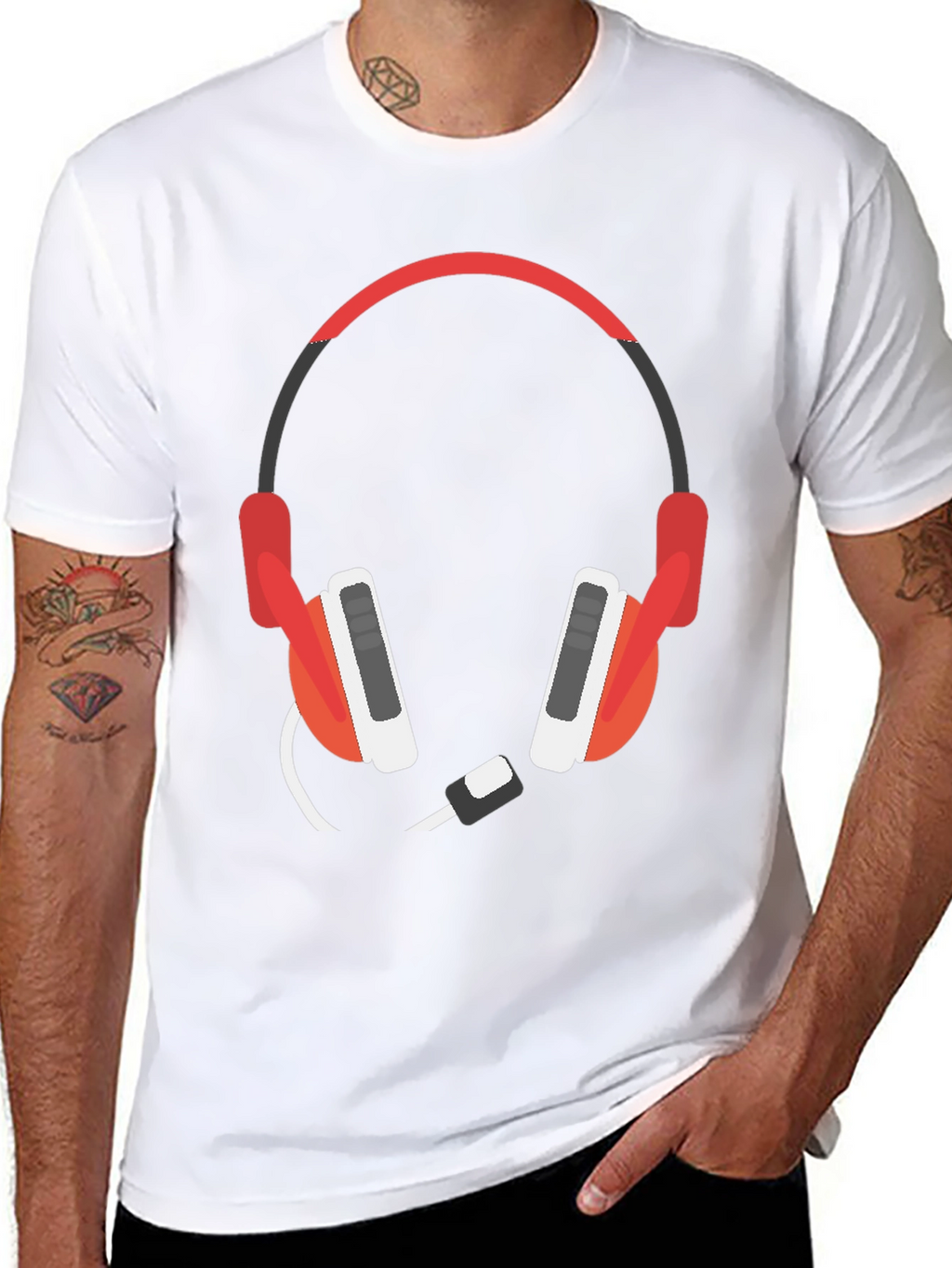 Gaming Headset T-Shirt - Gamer Style Tee
